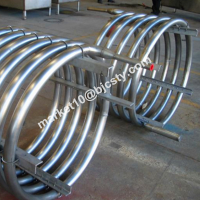 9.52mm to 80mm Titanium Cooling Coil for Refrigeration Titanium Evaporator Coil