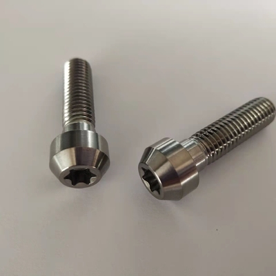 Titanium Hex Flange Taper Cap Bolts Racing Tuning For Automobile Motorcycle